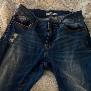 Cropped skinny jeans